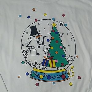 Christmas Blouse White XL